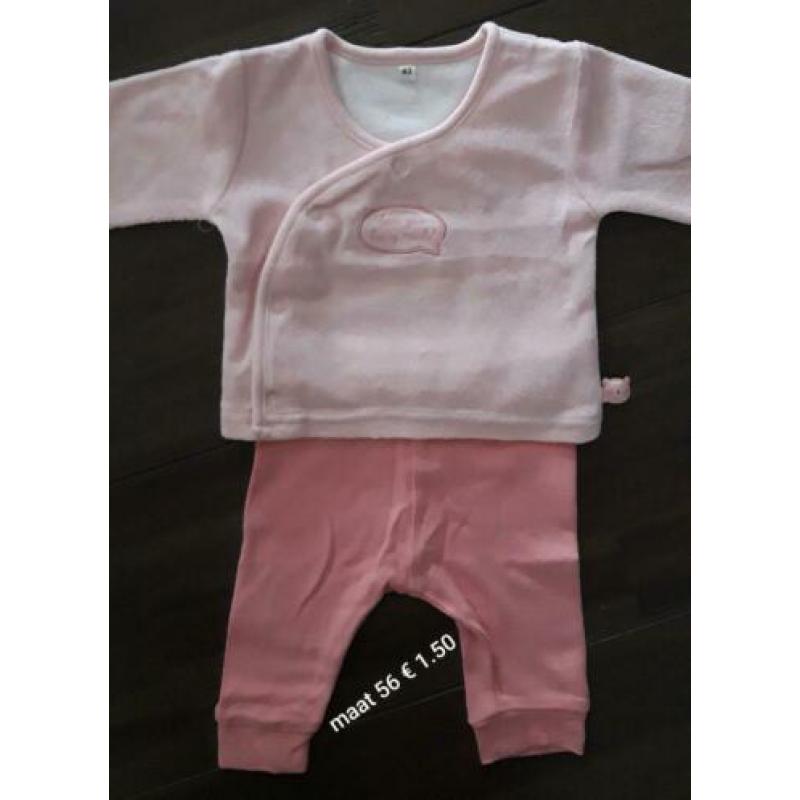 Babykleding meisje maat 56