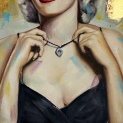 " Marilyn Monroe " Prachtig Oilschilderij van Eran Di Capri