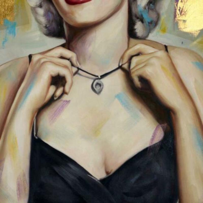 " Marilyn Monroe " Prachtig Oilschilderij van Eran Di Capri