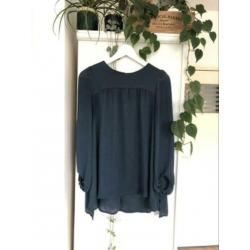 Zara blouse groen/blauw M