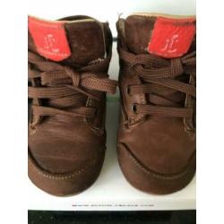 Schoenen maat 23 Bruin Leer Cognac Jochie en Freaks Shoesme