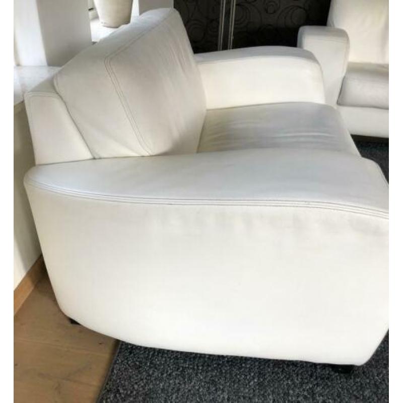 Leren bankstel loveseat en 3 zits