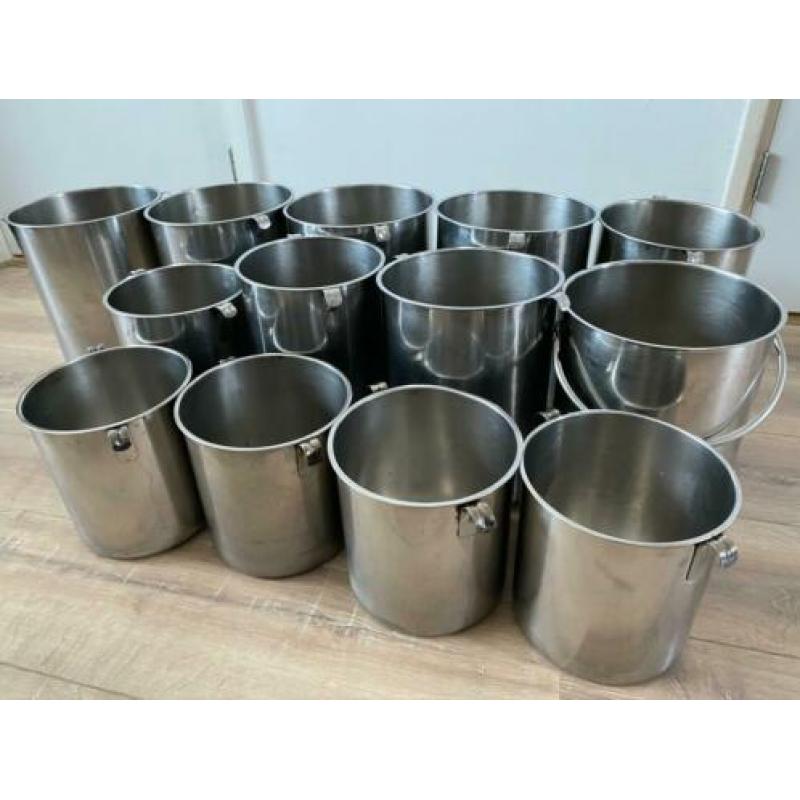 AMSTA Sweden Stainless 18-10 soep saus containers RVS 13 st.