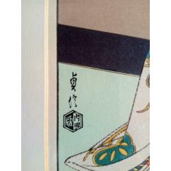 Originele Japanse houtsnede / woodblockprint / Ukiyo - e