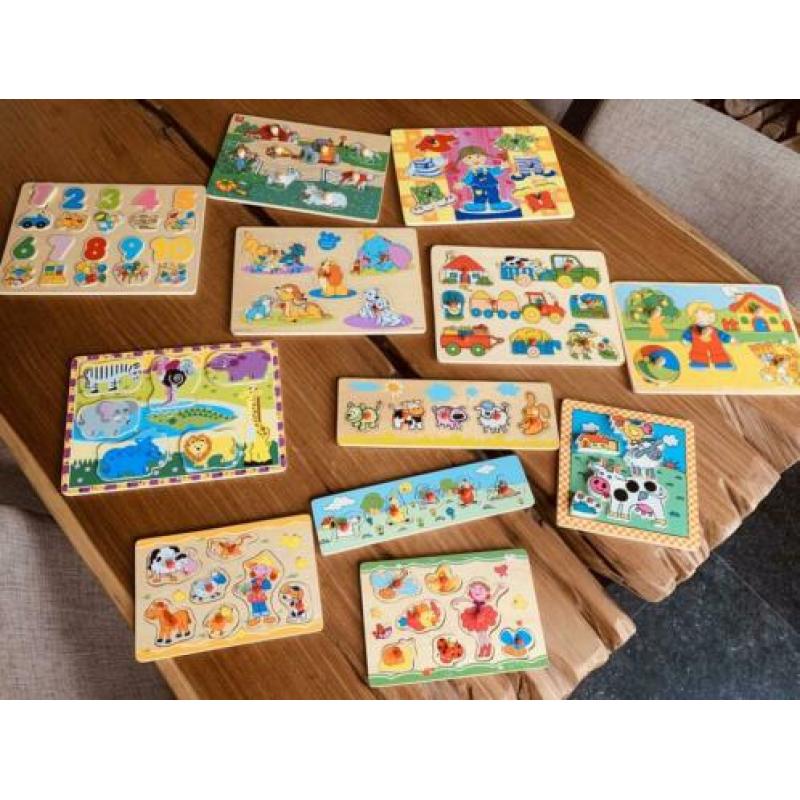 12 leuke houten kinderpuzzels