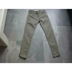 ZARA groene jeans, maat 36 (qwe)