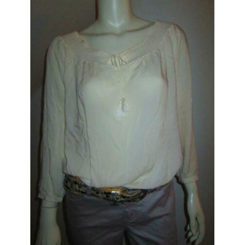 Ibiza stijl blouse van Shoeby beige Maat L zo goed als nieuw