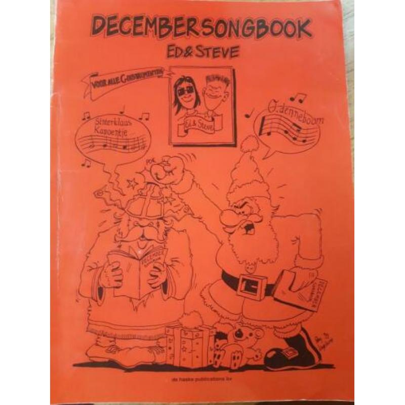 Ed &Steve decembersongbook voor gitaar en keyboard