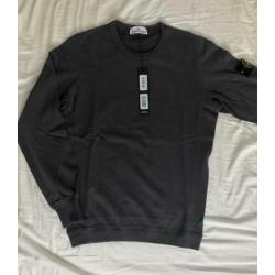 Stone island trui nieuw patch sweater zwart grijs origineel