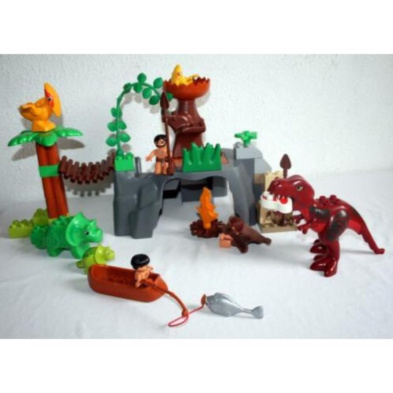 Duplo Dinovallei 5598 compleet dino T-rex dinosaurus dino's