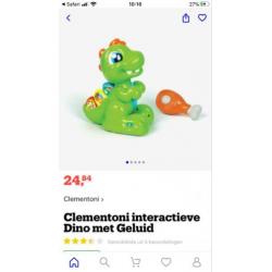 Clementoni interactieve dino met geluid