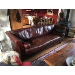 Baxter bank sofa leder