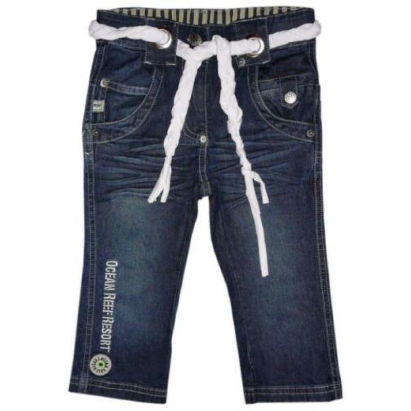 NIEUW 75% KORTING Another World Broek Blauw of Denim mt 80