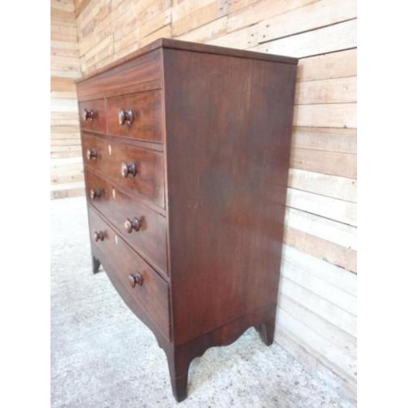 Gratis thuisbezorging Grote UK Georgische Mahogany ladekast