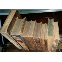 antieke boeken 9 stuks 1700 1800 1900