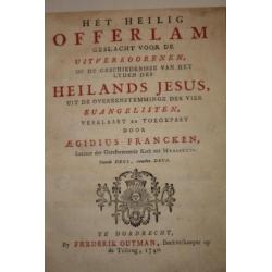 Aegideus Francken - Heilig Offerlam, 2 delen (1740/1740)