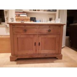 Antiek grenen dressoir