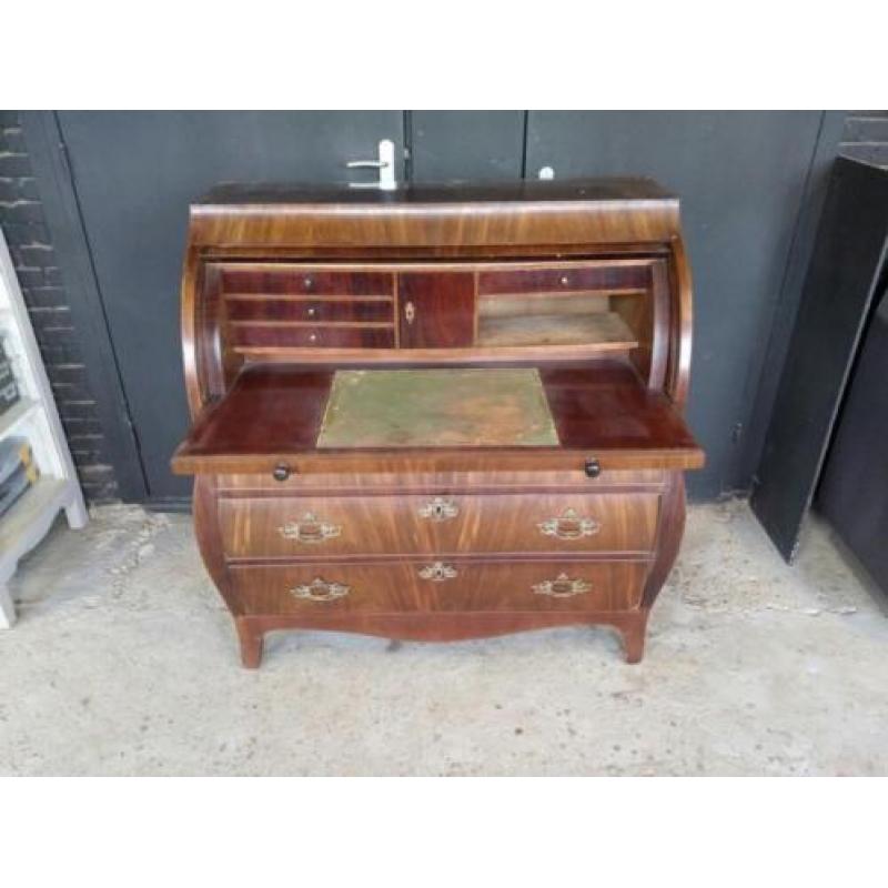 Bureau, Cilinderbureau, Secretaire, Louis XV, Mahonie