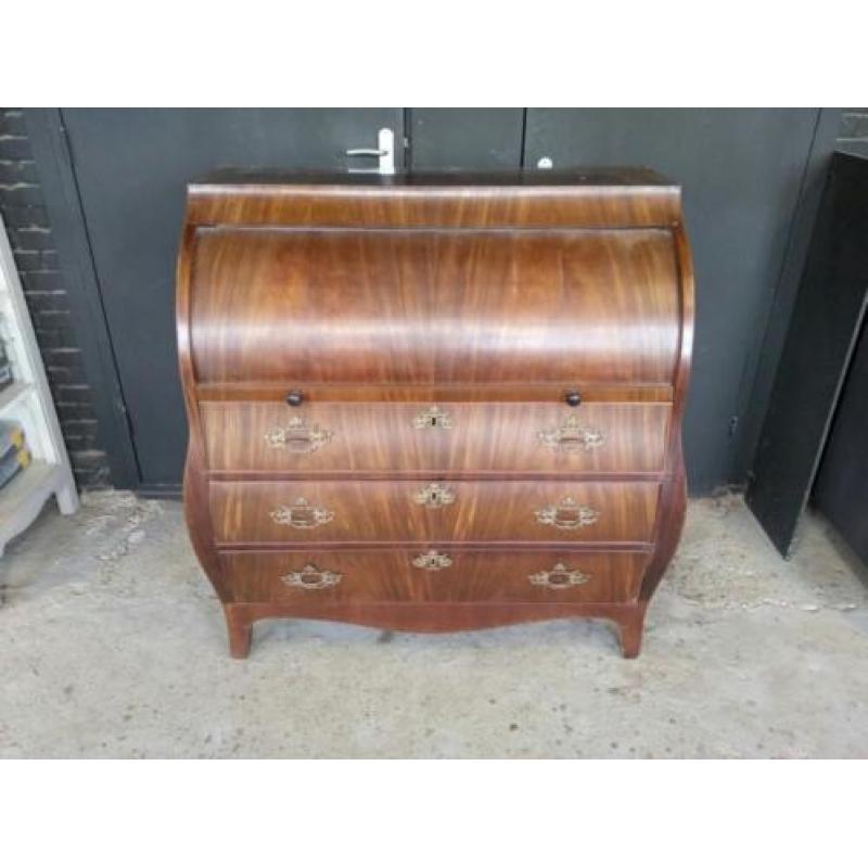 Bureau, Cilinderbureau, Secretaire, Louis XV, Mahonie