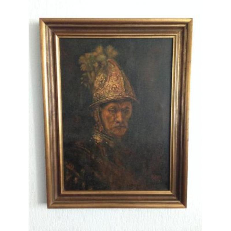 De man met de gouden helm H.BAUR '67 Rembrandt replica