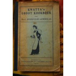 Kwatta's Groot Kookboek Mevr.Reinsveldt-Aemerslag 1910