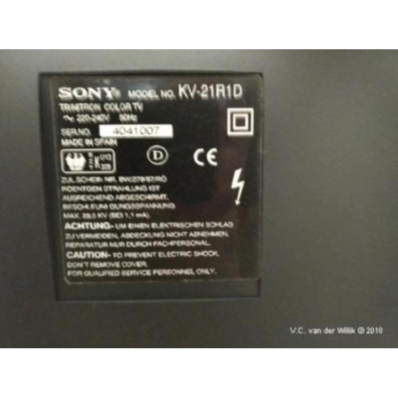 Sony KV-21R1D Triniton Color TV