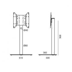 Just-Racks TV600-KG tv-meubels