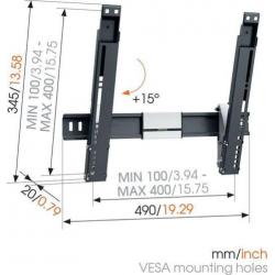 Vogels THIN 415 muurbeugels