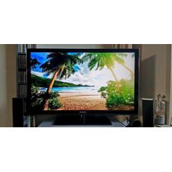 SAMSUNG 46-INCH FULL-HD (GAMING) TV incl. MUURBEUGEL