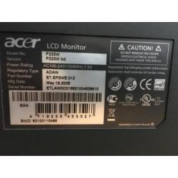 Acer P223W LCD Monitor