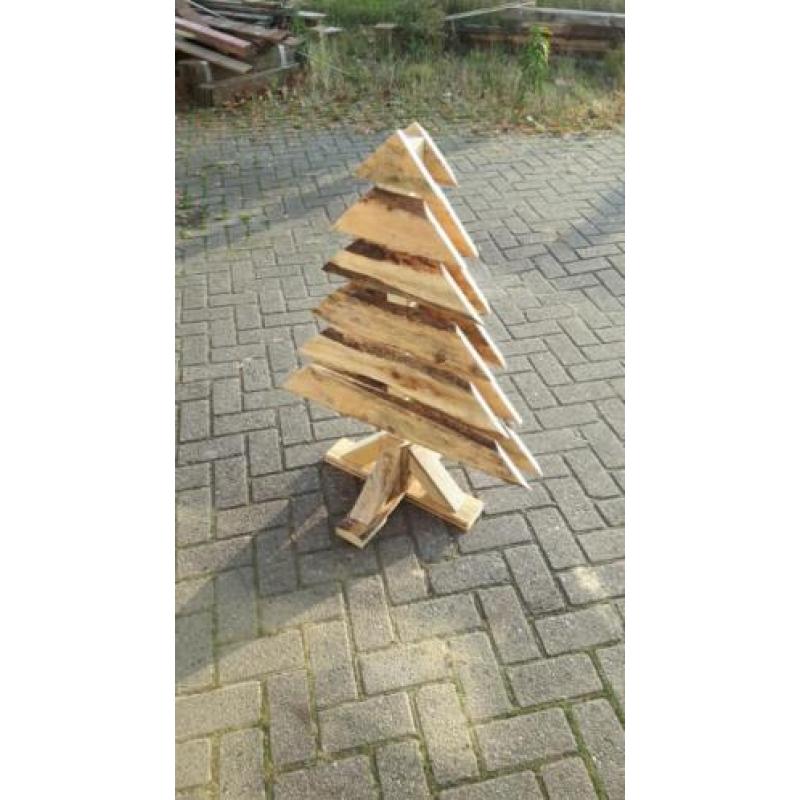 Natuurhouten kerstboom