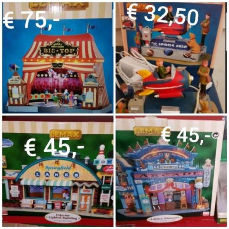 Lemax carnival kermis kerst kerstdorp