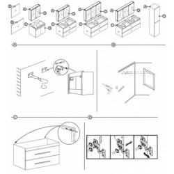 Badmeubelset Differnz The Collection 100x43x61 cm Zwart/Z...