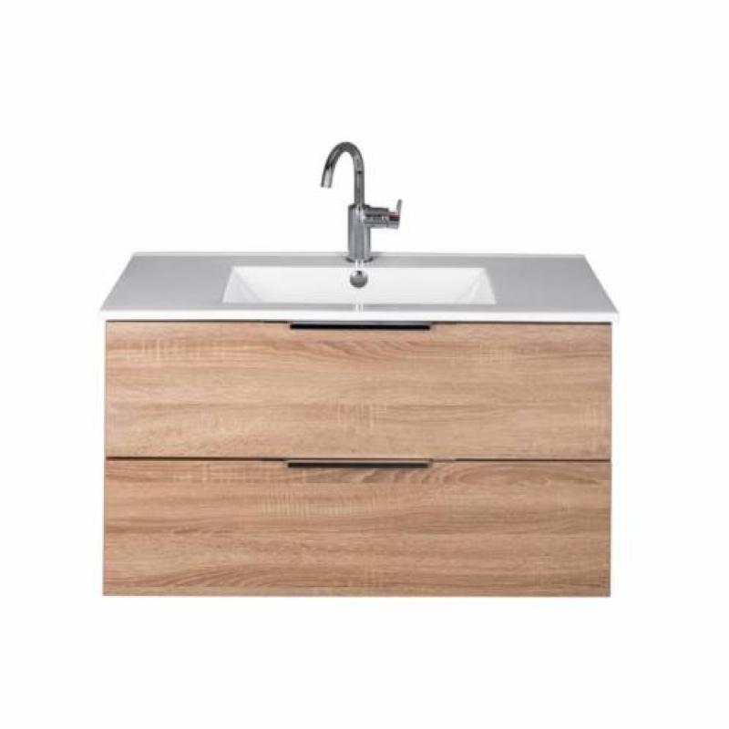 Badmeubel Siena 120cm Sonoma Oak Softclose (Verschillende...