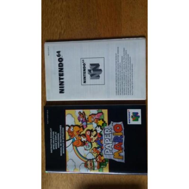 Paper Mario Nintendo 64 compleet.