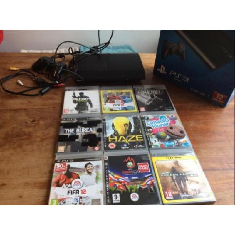 Sony PlayStation 3 met 9 spellen