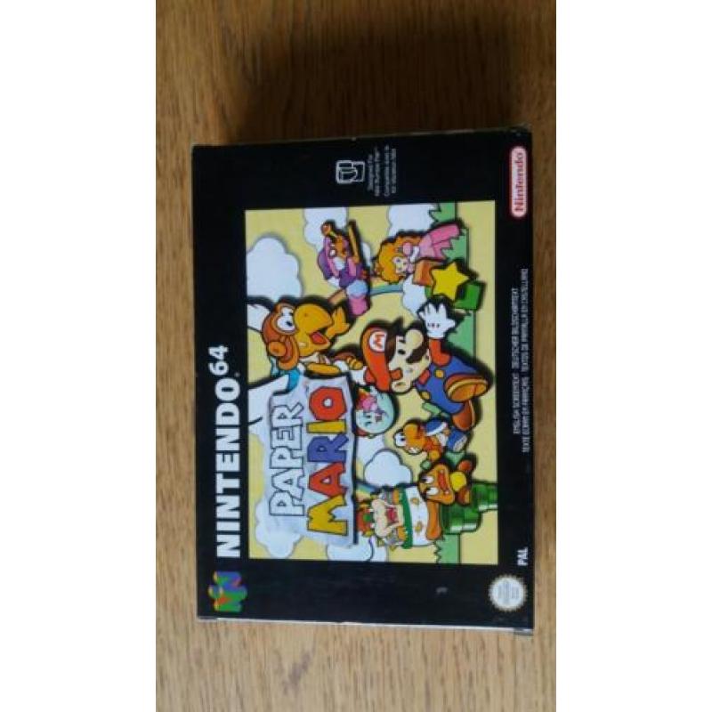 Paper Mario Nintendo 64 compleet.